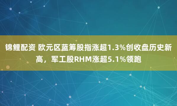 锦鲤配资 欧元区蓝筹股指涨超1.3%创收盘历史新高，军工股RHM涨超5.1%领跑